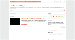 Desktop Screenshot of expertsgalaxy.net