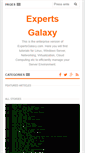 Mobile Screenshot of expertsgalaxy.net