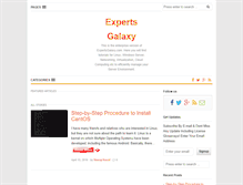 Tablet Screenshot of expertsgalaxy.net